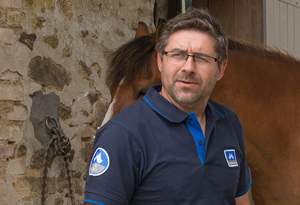 The French farrier Stéphane Bréhin