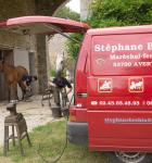 The French farrier Stéphane Brehin at work